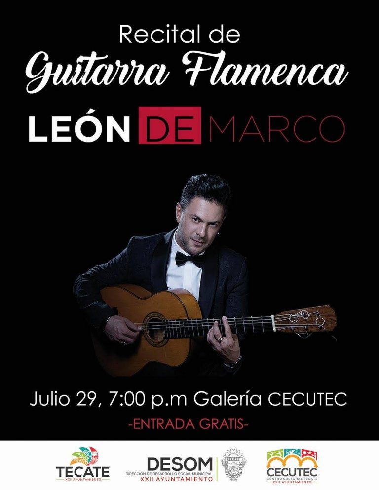 Habrá presentación de guitarra flamenca en el CECUTEC