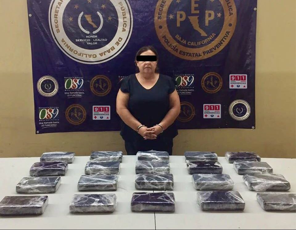 Decomisan 22 kilos de  cocaína