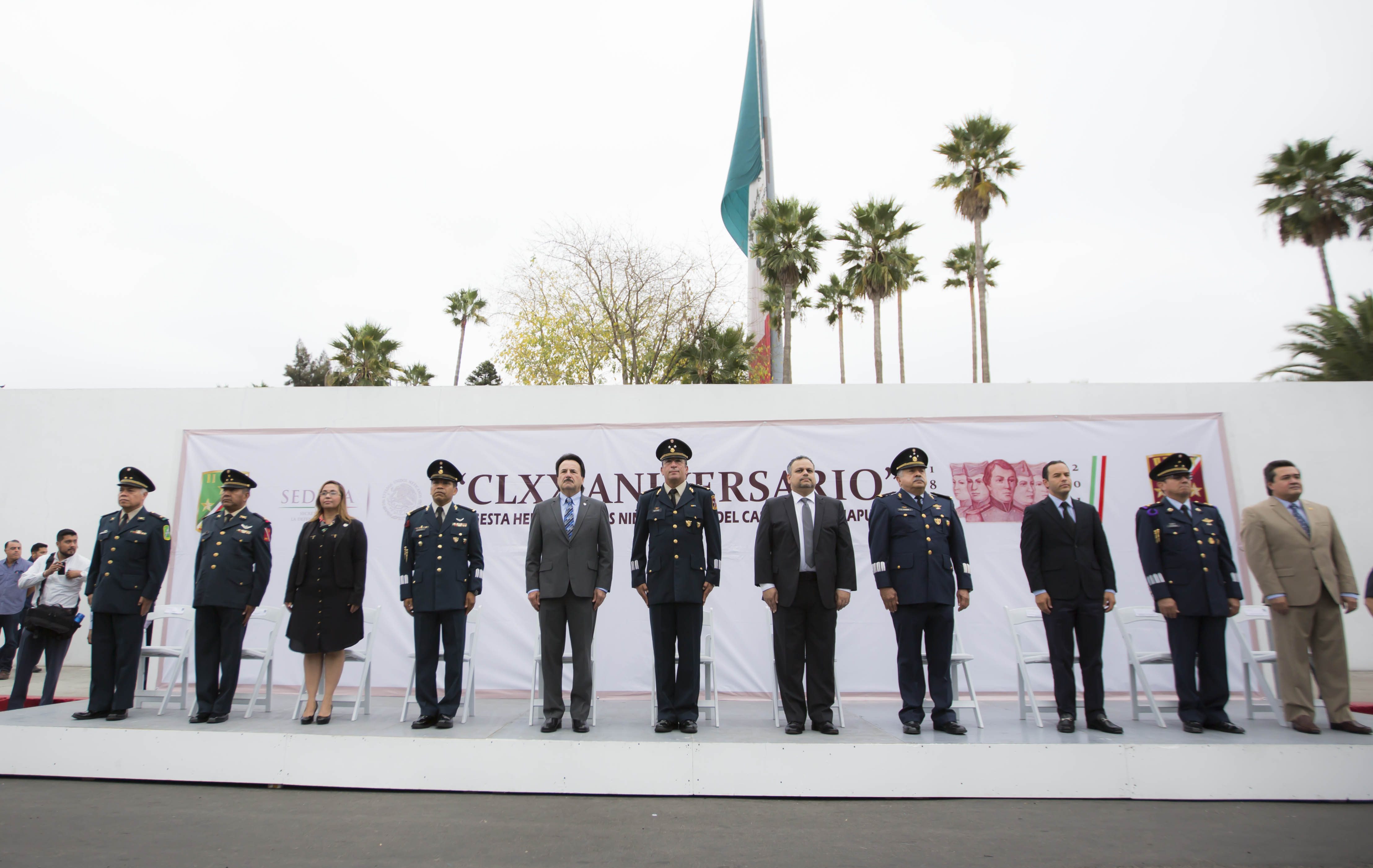 Participa Alcaldía en ceremonia del Aniversario 170 de la Gesta Heroica de los Niños Héroes de Chapultepec