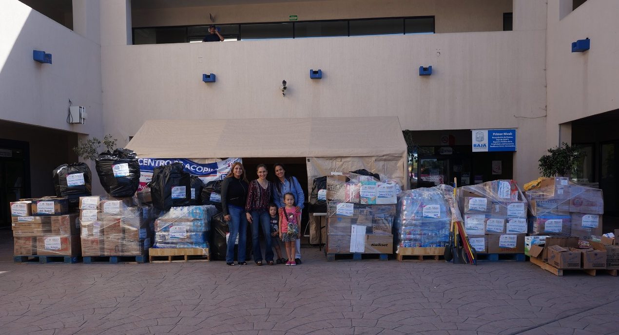 Entregan 3 toneladas 902 kilos de donación de víveres