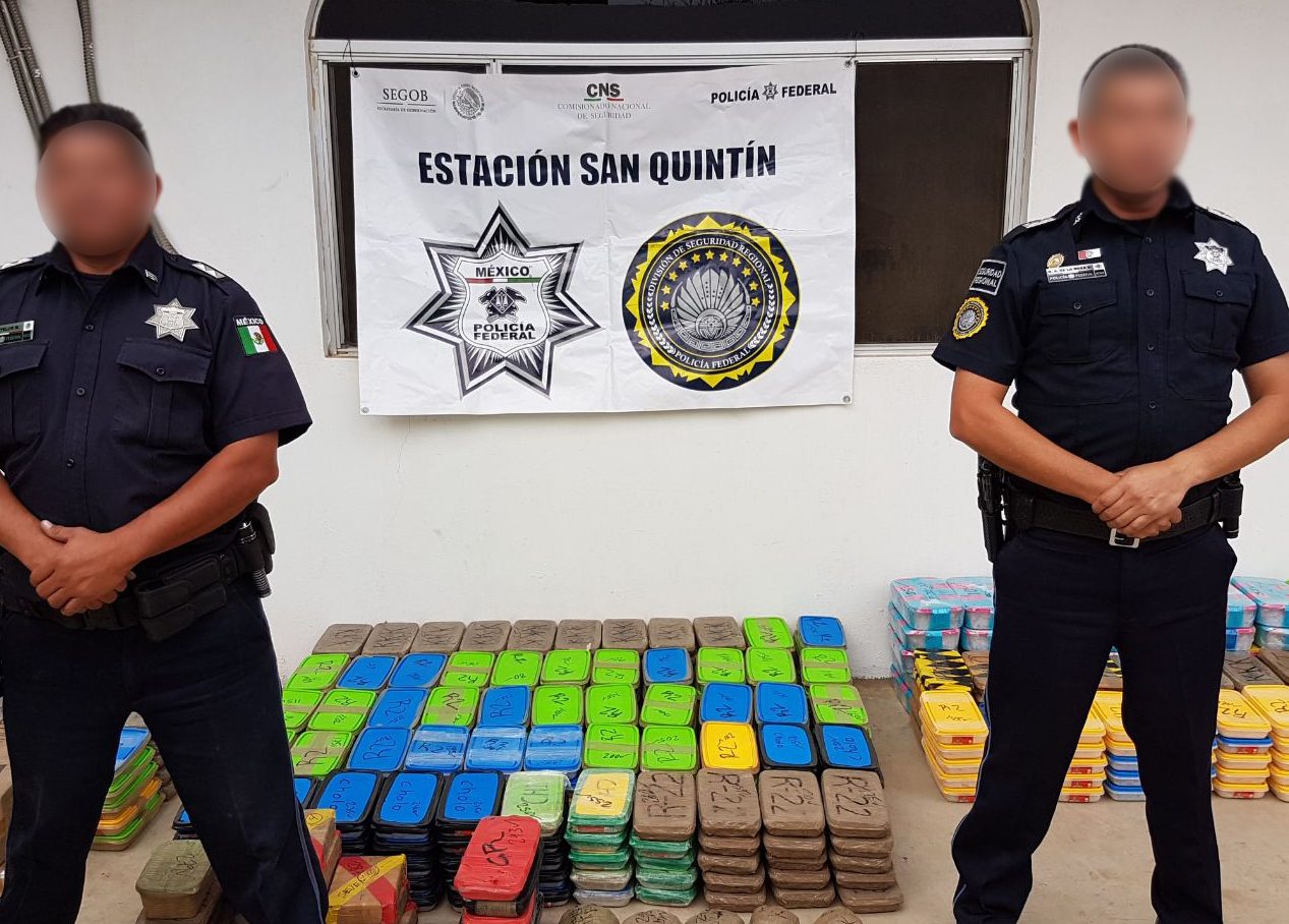 Decomisan en Baja California más de 510 kilos de diferentes drogas
