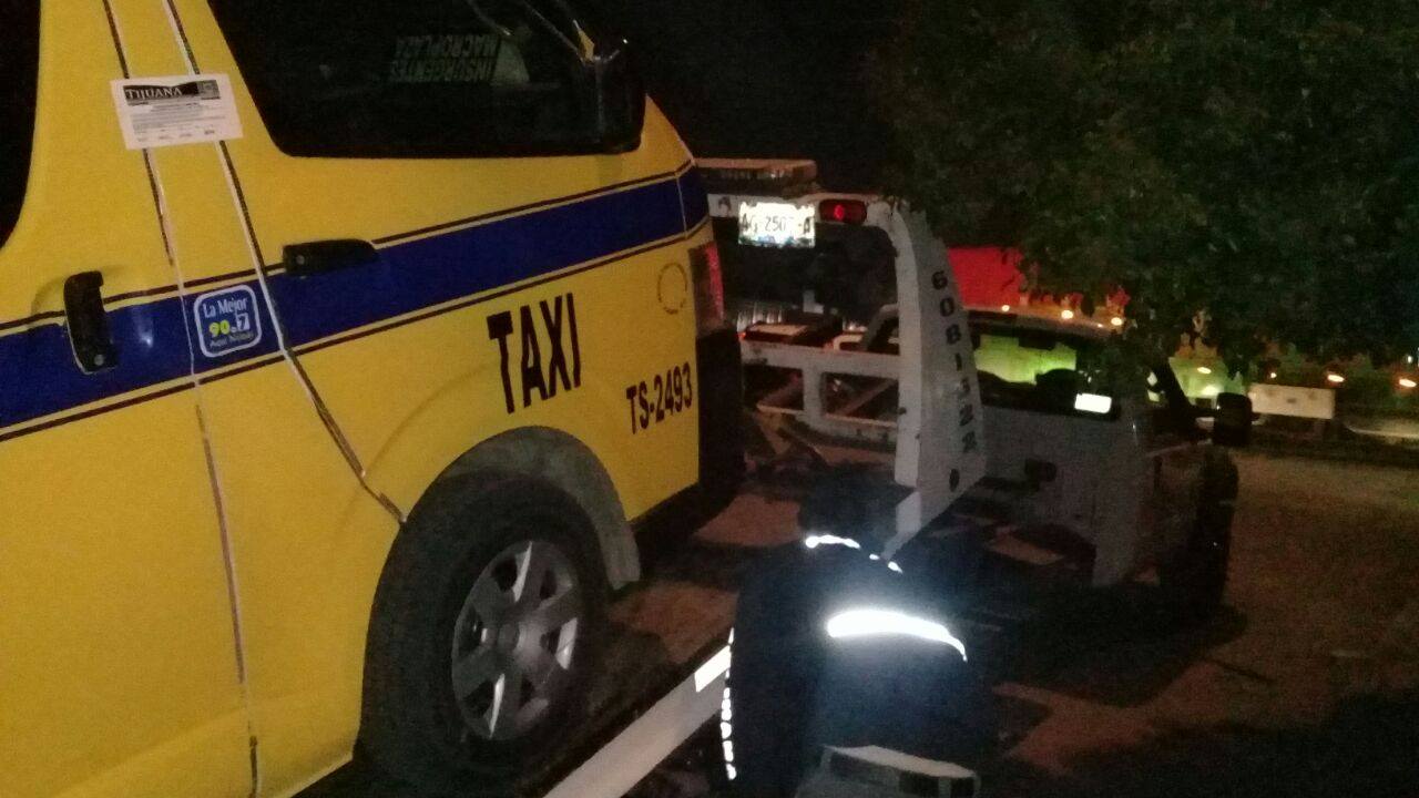 Retiran taxis de ruta por exceso de pasaje