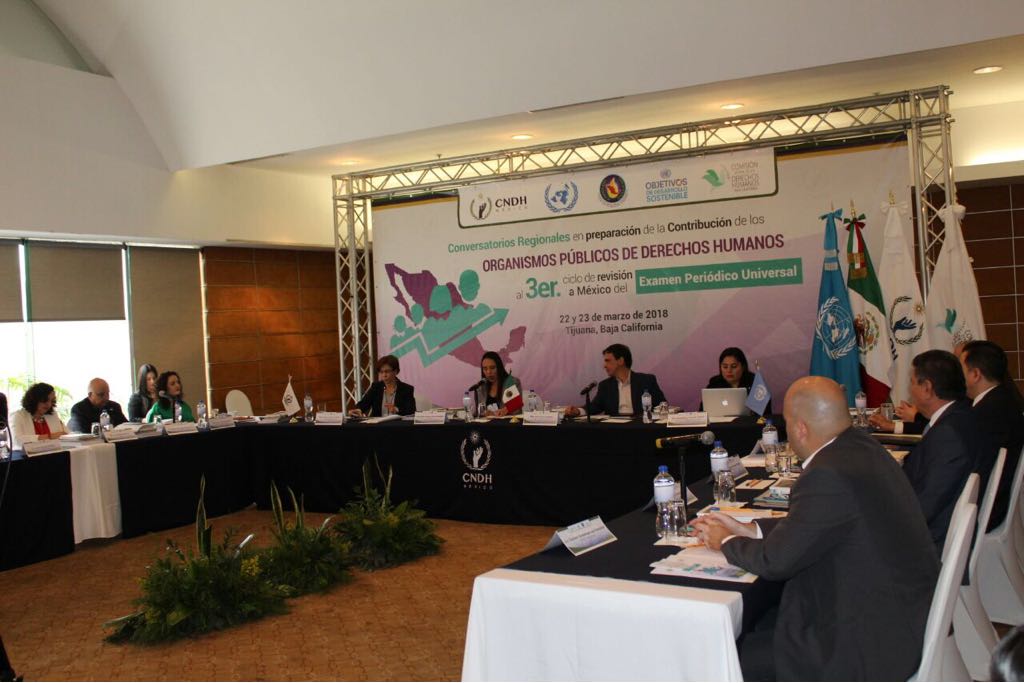 Es CEDHBC sede de Conversatorio Regional rumbo al Tercer Ciclo de Revisión a México del EPU de la ONU