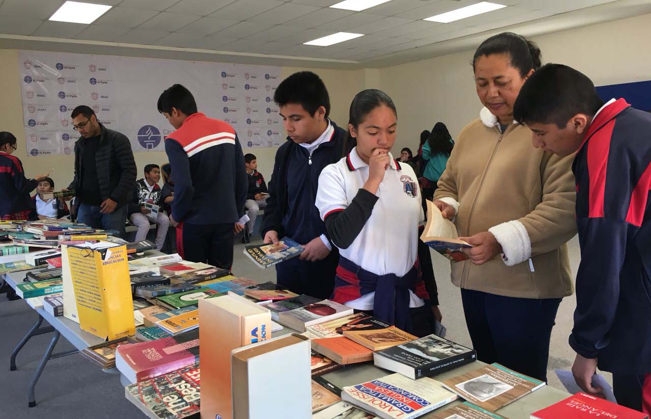 Casa de la Cultura El Pípila llevó primera Feria del Libro a alumnos de telesecundarias: IMAC