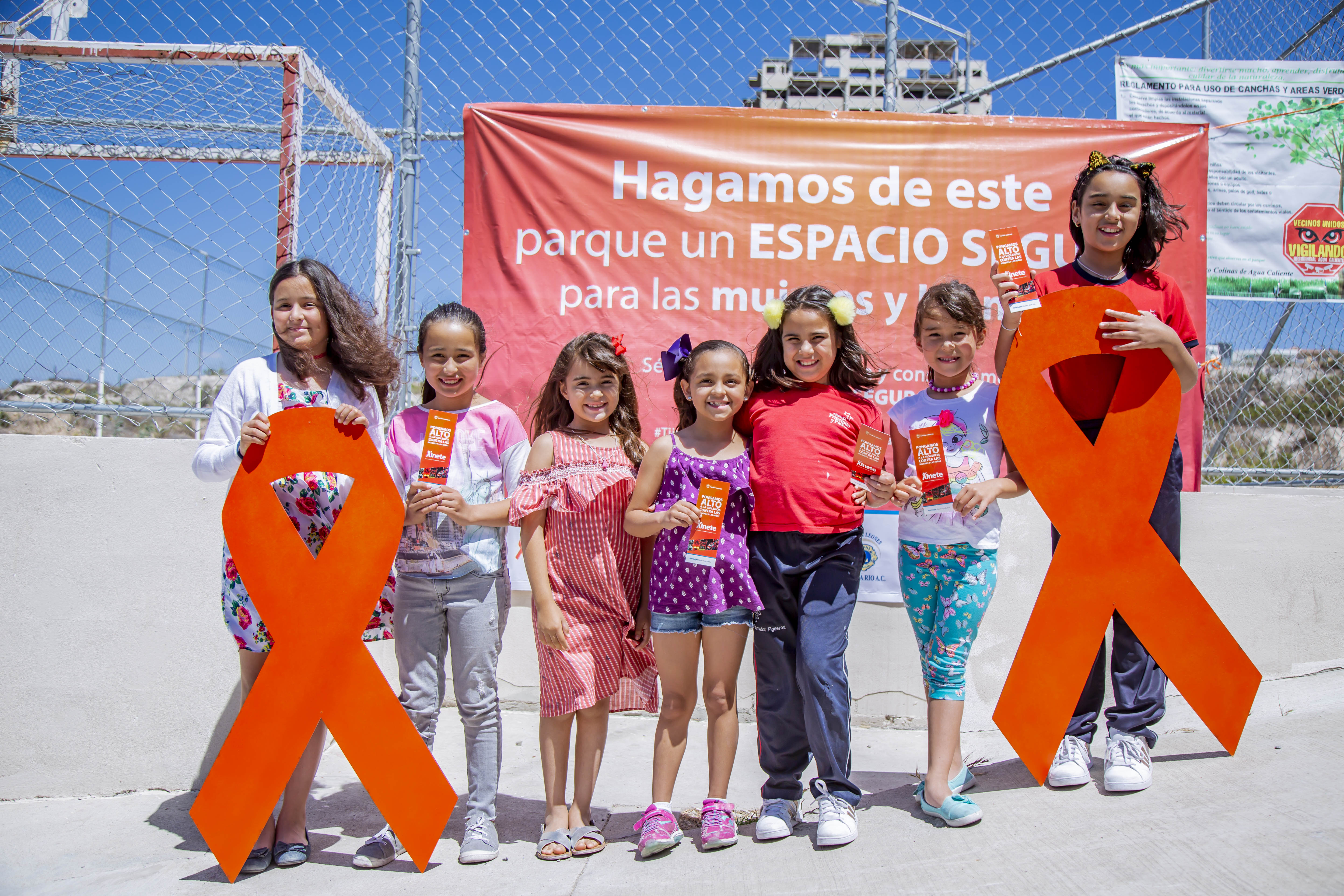 Celebran Día Naranja por la no violencia de género