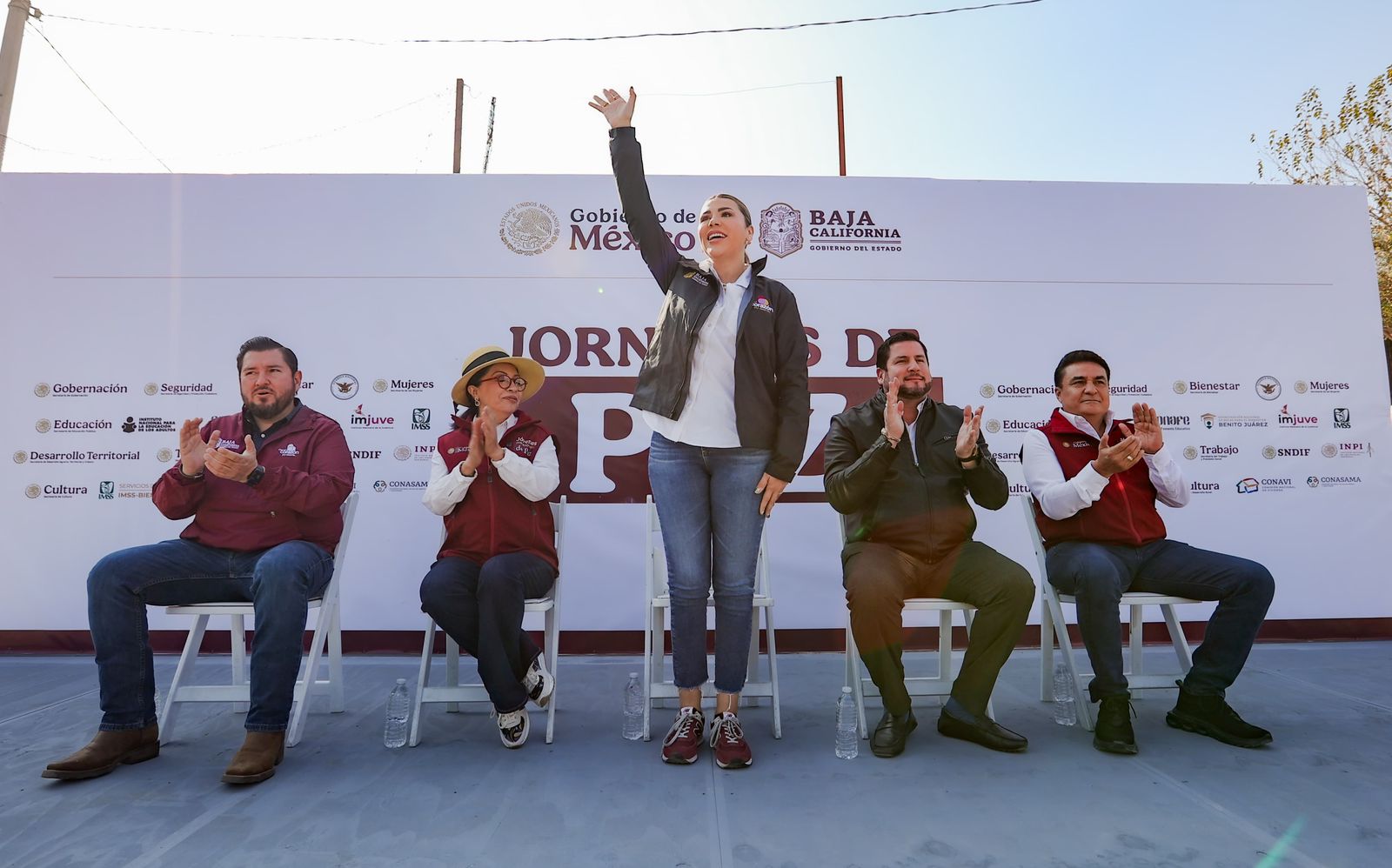 ENCABEZA GOBERNADORA MARINA DEL PILAR JORNADAS DE PAZ EN TIJUANA