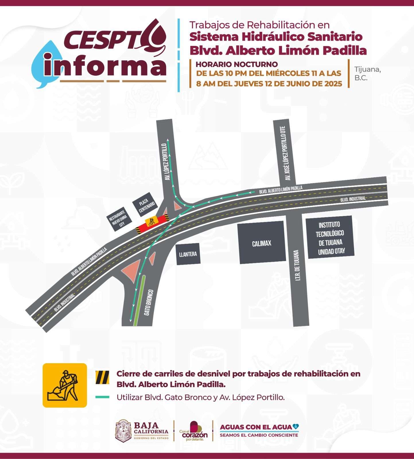 LA CESPT REALIZARÁ REHABILITACIÓN DE RED SANITARIA