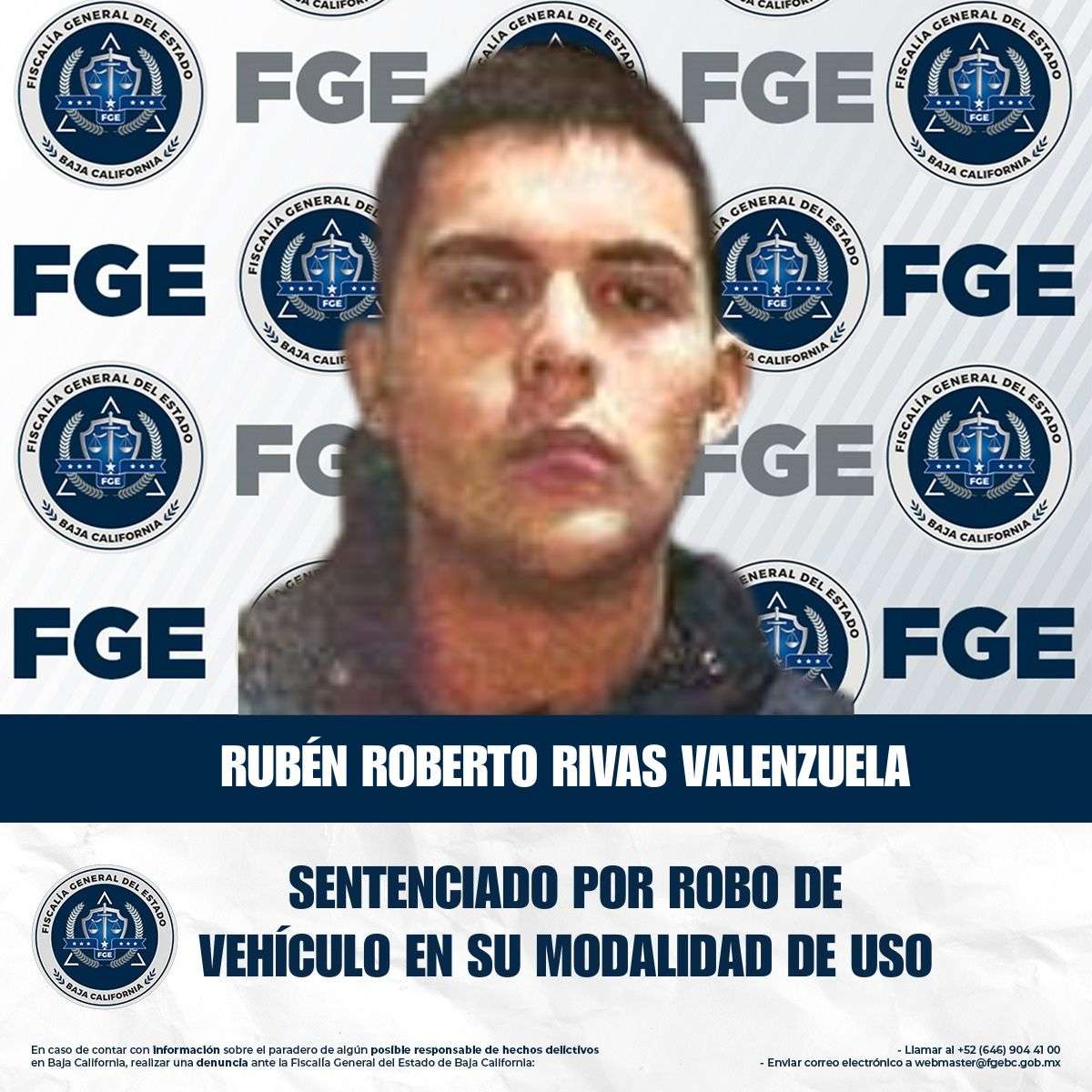 ENFRENTARÁ SENTENCIA CONDENATORIA POR ROBO DE AUTO