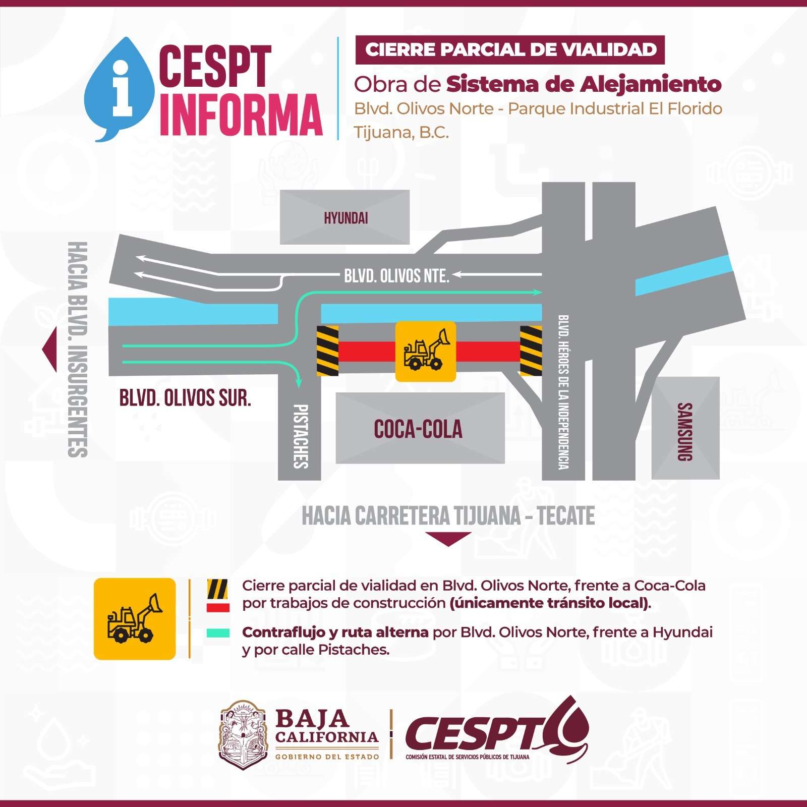 INICIA CESPT OBRA DEL SISTEMA DE ALEJAMIENTO DE AGUAS TRATADAS