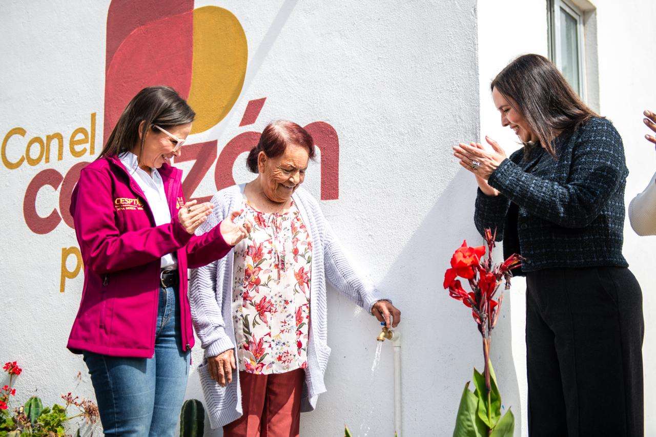 TRAS 12 AÑOS, CESPT INSTALA AGUA POTABLE EN CENTRO MIGUEL ALEMÁN