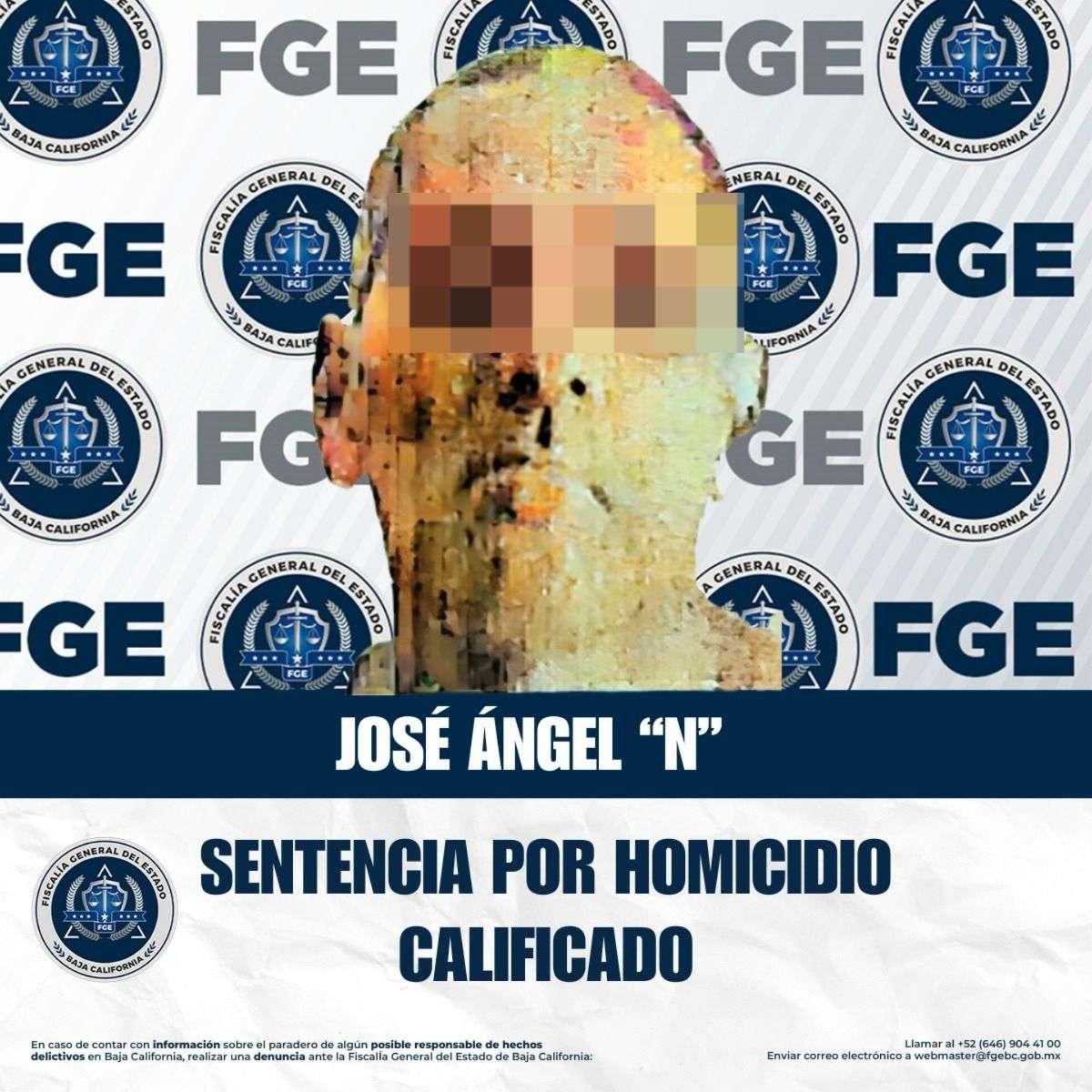 SENTENCIADO A 20 AÑOS DE PRISIÓN POR HOMICIDIO CALIFICADO