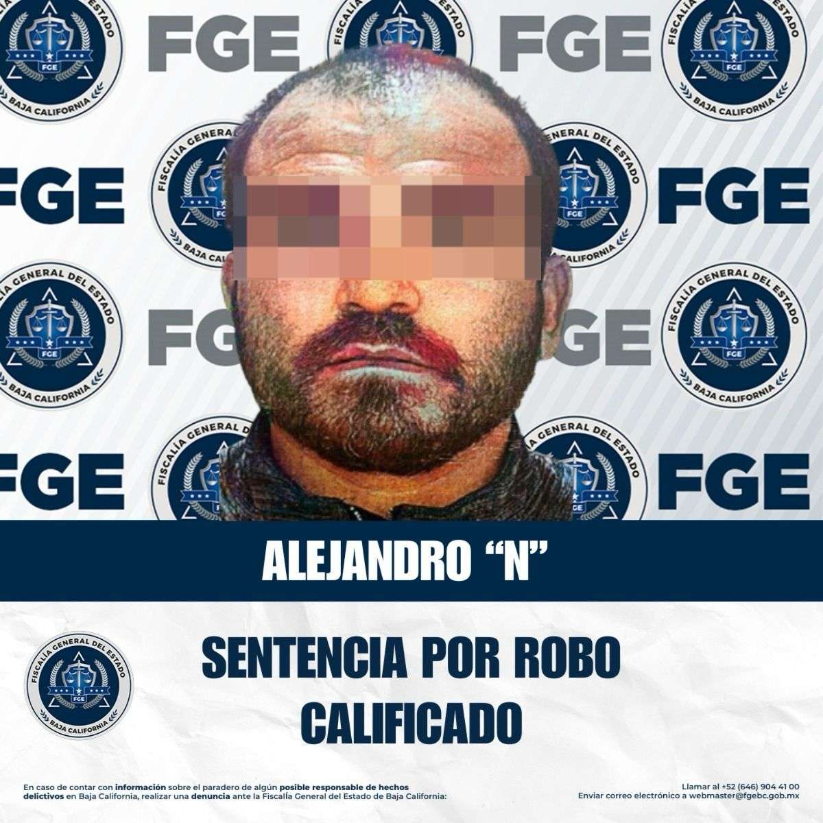 SENTENCIADO POR ROBO CALIFICADO A ESTABLECIMIENTO COMERCIAL