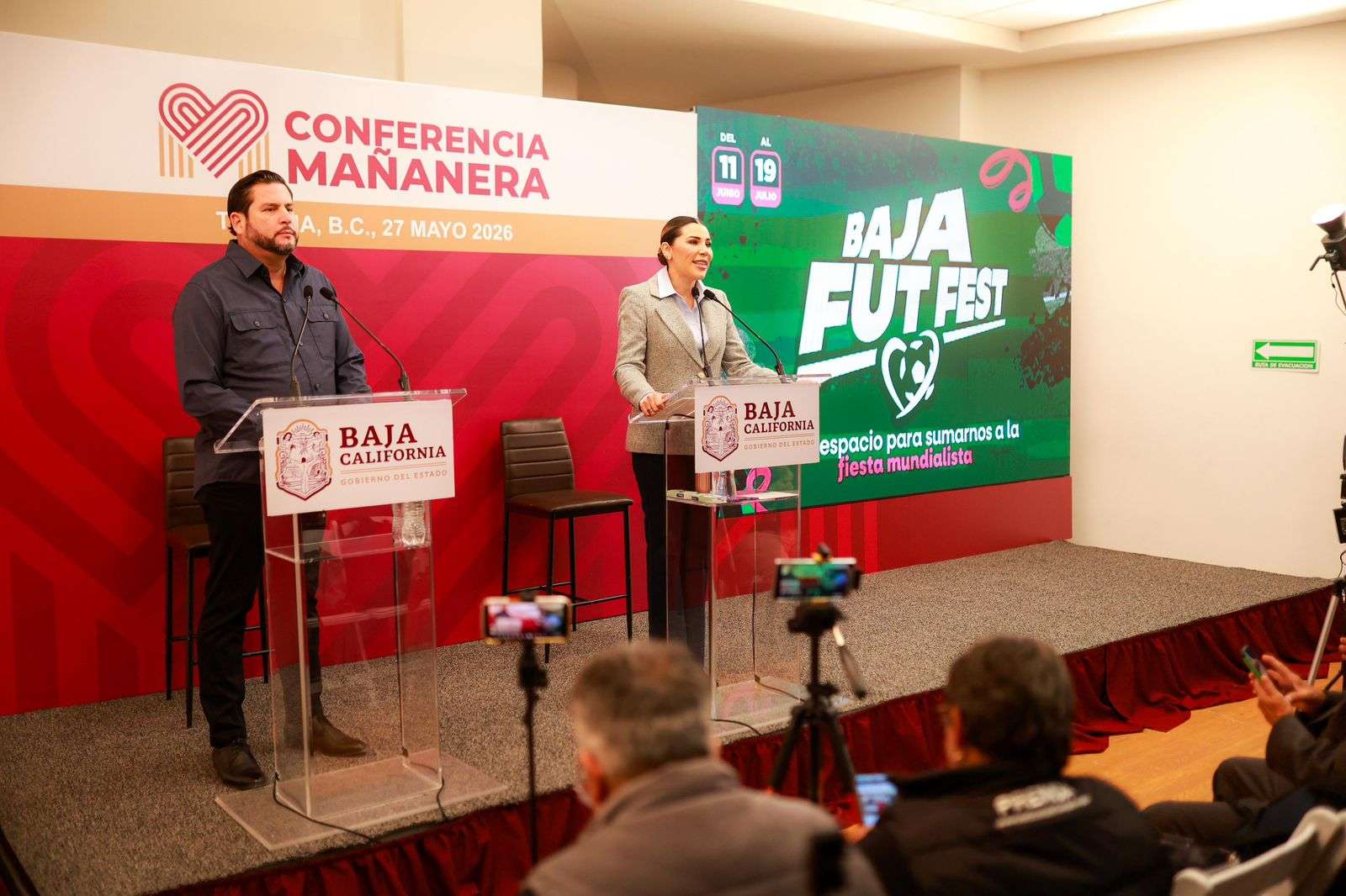 PRESENTA GOBERNADORA MARINA DEL PILAR EL “BAJA FUT FEST”