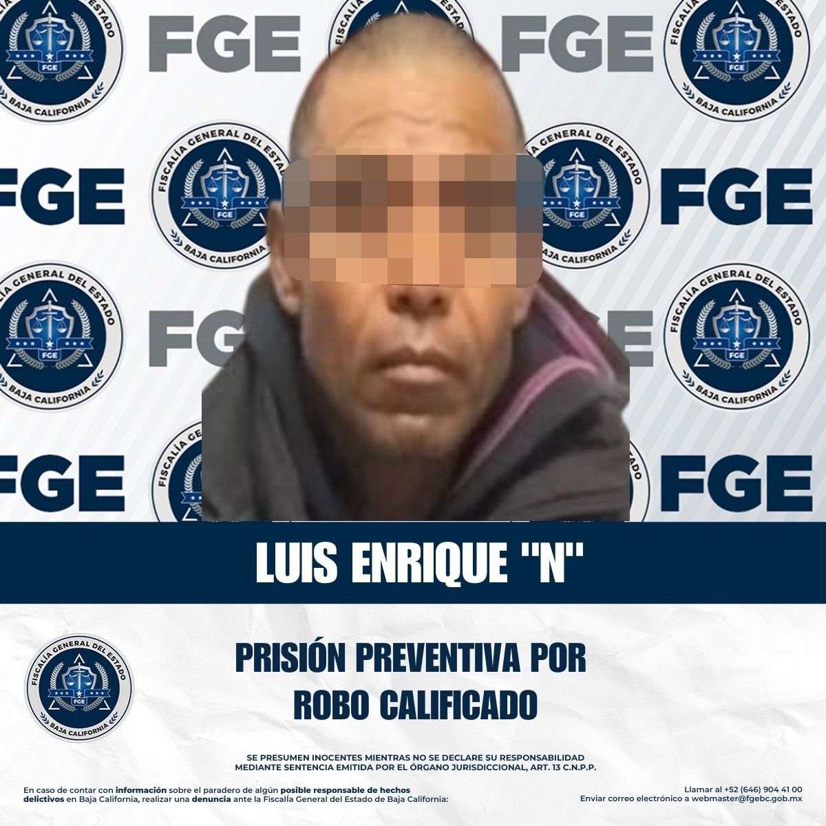 PRISIÓN PREVENTIVA PARA SUJETO ACUSADO DE ROBO EN COMERCIO