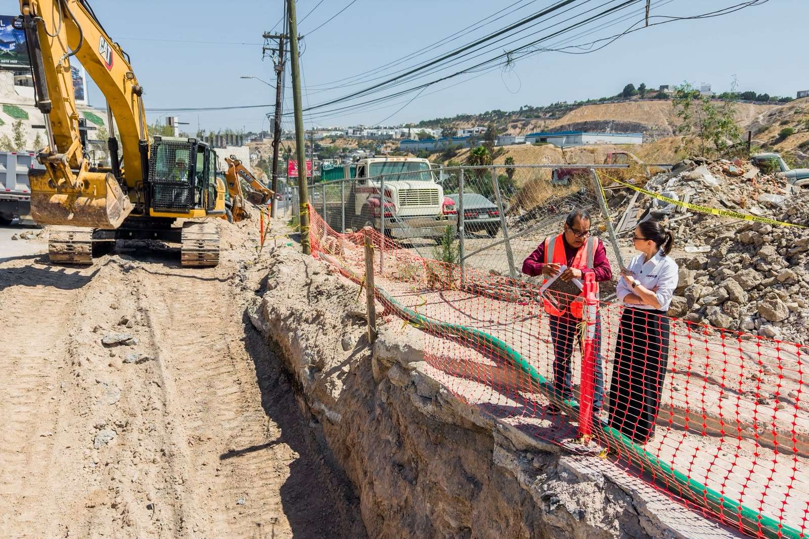 AVANZA CESPT EN LA REHABILITACIÓN DEL COLECTOR ENSENADA
